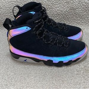 Nike Air Jordan IX 9 Retro Racer Blue Black White Sz 10 CT8019-024 EUC